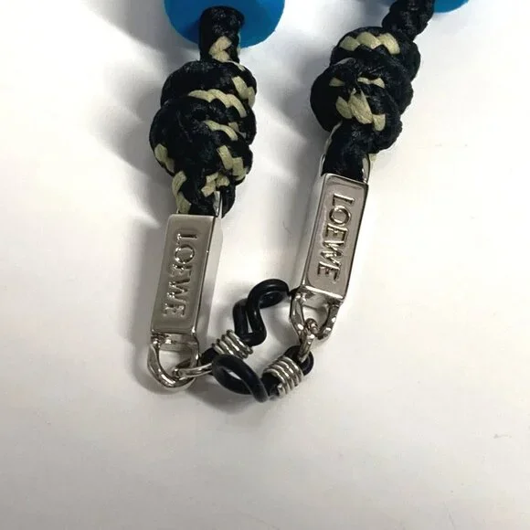 LOEWE Glasses Sunglasses Eyeglasses strap Canvas Black/blue LOEWE Glasses Sunglasses Eyeglasses strap Canvas Black/blue main image 2